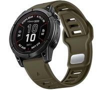 Negatta Compatible with Garmin Fenix 8 51mm 7X 6X 5X Watch Band - 26mm Quickfit Silicone Strap for Fenix 7X 6X Pro/5X Plus/3/3 HR/Instinct 2X Solar 3 50mm /Enduro/Quatix/Tactix/Epix Pro 2, Coyote Tan