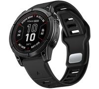 Negatta Compatible with Garmin Instinct/Fenix 6/5/7 Watch Bands, 22mm Quick Fit Band for Forerunner 965/955/945/Approach S70/S62/S60/Epix Pro, Black