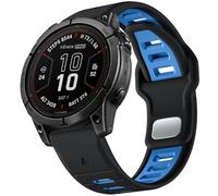 Negatta Strap Compatible With Garmin Fenix 7/7 Pro/6/6 Pro/5/5 Plus, Forerunner 965/955/945/935/745, Approach S70 47mm/S62/S60/Epix 2/2 Pro 47mm, 22mm Quick Fit Soft Silicone Band for Garmin Instinct