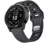 Negatta Strap Compatible With Garmin Fenix 7/7 Pro/6/6 Pro/5/5 Plus, Forerunner 965/955/945/935/745, Approach S70 47mm/S62/S60/Epix 2/2 Pro 47mm, 22mm Quick Fit Soft Silicone Band for Garmin Instinct