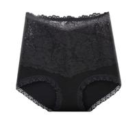 Negligee Lingerie Sexy High Waist Panties for Women Lace Sexy Plus Size Butt Lift Seamless Briefs Vintage Satin Chemise (Black, XL)