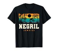 Negril Jamaica Seven Mile Beach Sunset Vibes T-Shirt