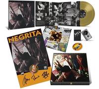 Negrita - Negrita Trenta - Gold Vinyl, Cassette, Autographed Poster, Patch & Pho