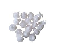 NEGRO 10/20/50Pcs Auto Fastener 9mm Hole Car Interior Door Trim Panel Card Clip Rivet Fit For Peugeot, Fit For VW, Fit For Toyota, Nissan, auto Door Trim Panel lid clip(20 pieces)