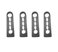 NEGRO 4Pcs Car Door Lock Sound Deadener Damper Buffer Fit For Nissan Navara Frontier D40 2004 2005 2006 2007 2008 - 2021 Seal Deadener car door shock absorber