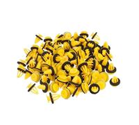 NEGRO 50Pcs 10mm Auto Door Trim Panels Fastener SEAT, Back Cover Rear Spoilers Clips Fit For Volkswagen, Golf LAND ROVER, Chevrolet, auto Door Trim Panel lid clip