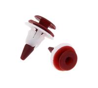 NEGRO 50Pcs 10mm Auto Guard Plate Fastener Car Decorative Pin Car Door Plastic Rivet Fixed Clip Retainers Fit For Nissan, auto Door Trim Panel lid clip(1)