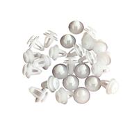 NEGRO 50Pcs 9mm Auto Bumper Fastener Hole Rivet Retainer Push Engine Cover Car Door Trim Panel Clip Fasteners Fit For Toyota, Fit For Nissan, auto Door Trim Panel lid clip(20 Pieces)