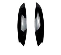 NEGRO ABS Headlight Eyelids Eyebrow Fit For VW Accessories Golf 5 GTI R32 Jetta MK5 2005 2006 2007 Cover Trim Tail Lamp Eyelid(Glossy Black)