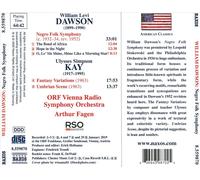 NEGRO FOLK SYMPHONY / FANTASY VARIATIONS NEW CD