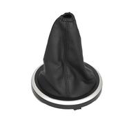 NEGRO GAITOR SHIFT BOOT GAITER FRAME MATTE CHROME Fit For Ford FIESTA MK6 02-08 Gear Shift Cover GEAR SHIFTS KNOB Fusion Transit Connect Gear Shift Knob Boot (Size : Gear boot)
