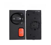 NEGRO Headlight Switch,Fit For SCANIA, P G R T-Series F K N 1540673 1540672 Head Control Hazard Lamp Light Warning Button Knob Panel vehicle front fog light controller switch(1540673-10 Pins)