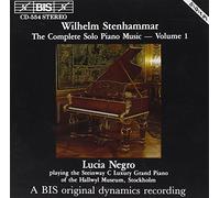 Negro - Stenhammar - Piano Music, Vol 1