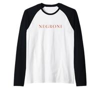 Negroni Classic | Gin Vermouth Cocktail Drink Club & Team Raglan Baseball Tee