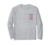 Negroni Please - Backprint - Cocktail Aperitivo Lover Design Long Sleeve T-Shirt