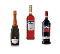 Negroni Sbagliato Bundle: Campari, Cinzano Classico Rosso and Cinzano Prosecco