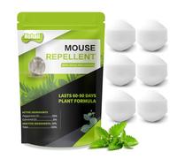 Nehaii Mouse Repellent, Rodent Repellent, Mice Repellent, Rat Repellent Outdoor, Rodent Control, Rat Deterrent, Mouse Deterrent, Repel Mouse, Rodent, Rat Outdoor & Indoor -6 Packs