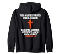 Nehemiah 9:5 Bible Verses Scripture Zip Hoodie