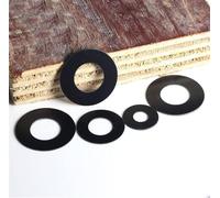 NEHXMA Washer, Seal Gasket Washers,Rubber washers Clear PVC Flat Washer M2 M2.5 M3 M4 M5 M6 M8 M Washer Gasket Suitable for Glass Shower Door Handle Sealing Flat Gasket Stable(100pcs,M10x20x0.5mm)