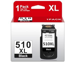Neiber 510 Ink Cartridges, PG-510 Black Compatible for Canon 510 Black Ink Cartridge, Printer Ink 510 XL Compatible with Canon Pixma MP480 MP250 MX410 MP495 MP280 MP490 MX340 iP2702 MX330 (1 Pack)