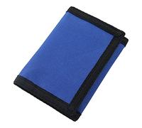 NEICY RFID Blocking Canvas Wallet for Men and Women - Camo Trifold Outdoor Sports Wallets with Magic Sticker for Teen Kids, Navy Blue, Casual