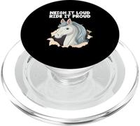 Neigh It Loud Ride It Proud Hobby Horse Stick Hobby Horsing PopSockets PopGrip for MagSafe