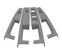 NEIGHBOBHOOD Car Interior Door Handles for Superb 2 2008-2013 4 PCS Beige Grey 1 Set Inner Door Handle Armrest Frame Glove(Gray)
