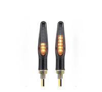 NEIGHBOBHOOD Turn Signal Flowing Light 12V IP67 Universal Flasher Indicator Blinker Motorcycle Bicycle Amber motorcycle signal lights(2pcs)