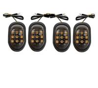 NEIGHBOBHOOD Universal 12V 10mm Motorcycle Flasher LED Turn Signal Indicator Light Blinker motorcycle signal lights(4 Pcs)