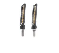 NEIGHBOBHOOD Universal 12V Indicators Light Flowing Water Lamp Rear Turn Signal 2pcs 8mm Motorcycle LED Blinker motorcycle signal lights(2 Pcs)