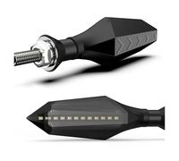 NEIGHBOBHOOD Universal 8mm Motorcycle LED Turn Signal Lamp Sequential Flowing Flash Indicator Lights Running Light Tail motorcycle signal lights