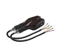 NEIGHBOBHOOD Universal Motorcycle 2PCS LED Turn Signal Lamp Color Projection Sequential Flowing Flash Indicator Lights Running Light motorcycle signal lights(DF3 no projection)