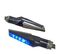 NEIGHBOBHOOD Universal Motorcycle Modified Turn Signal Lights LED Flasher Indicator 10mm DC 12V Voltage motorcycle signal lights(Blue)