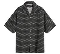Neighborhood Men's Monogram Pattern Hawaiian Shirt Black