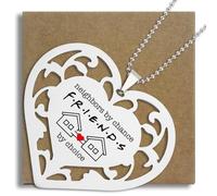 Neighbors by Chance Friends by Choice Ornament, Heart Shaped Gift for Neighbor Friend, Friendship Keepsake for Women, Housewarming Gifts New Home Ornament S2X6