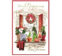 Neighbours Christmas Card - Festive - Size: 7.5" x 5.25" (C50-a)