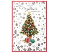 Neighbours Christmas Card - Festive Tree - Size: 7.5" x 5.25" (C)