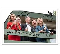 NEIGHBOURS Finale Annie Jones, Ian Smith, Stefan Dennis, Kylie & Jason Donovan Signed 6X4 Inch Photo Print With Pre Printed Signature Autograph Gift, Full Colour