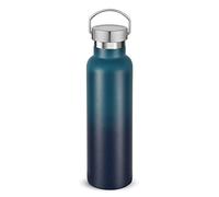Neihepal Gradient Stainless Steel Water Bottles,20 Ounce Vacuum Insulated Double Wall Travel Bottle with Leak Proof Lid of Handle,Metal Reusable Standard Mouth Flask Thermoses for School,Hikers,Gift