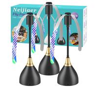 Neijiaer Fly Fans for Tables, Effective Fly Repellent Fan Keeps Flies Away with Soft Blades, USB or Batteries Powered, Portable Fly Fan for Picnic,