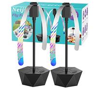Neijiaer Fly Fans for Tables, Effective Fly Repellent Fan with Soft Blades Keeps Flies Away, Portable Fly repellent fans for Picnic, BBQ, Party (2 Pack), Black