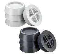 Neikafan Washing Machine Feet Anti Vibration 8 Pieces Non Slip Feet Cups Shock Absorber Pads Rubber Shock Absorber Matt for Washing Machine, Dryer, Dishwasher, Refrigerator, Treadm