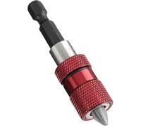 NEIKO 00238A Adjustable Depth Screwdriver Bit Holder | Quick Change | Impact Ready | Magnetic Tip, Red