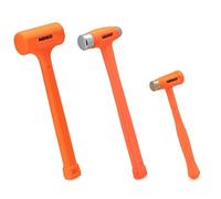 NEIKO 02889A Dead Blow Hammer Set, 3-Piece Variety Pack, 1-1/2 LB Deadblow, 12oz Brass Cap, 16oz Ball-Peen, Brass, Dead Blow Mallet, Soft Blow