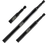 NEIKO 11403A Magnetic Bit Holder Set | 3 Pieces - 2-3/8, 4, and 6| Premium Cr-V Steel | 1/4" Hex Shank Design