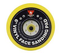 NEIKO 30262A 6" Sanding Pad with Vinyl PSA Backing, 5/16” Arbor with 24 Thread Mounts, 10,000 RPM, Sanding Pads are Ideal for Orbital and Dual Action Sander