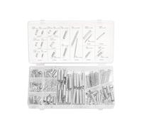 NEIKO 50456A Spring Assortment Set, 200 Piece, Extension and Compression Springs Kit, Zinc Plated Steel Mechanical Compression Springs, Assorted Size Small Springs for All Types of Home Repairs & DIY