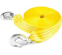 NEIKO 51008A Heavy Duty Tow Strap with Hooks, 2” x 30’, 10,000 LB Capacity, Tow Rope for Vehicles, Cars, Trucks, ATV Tow Strap