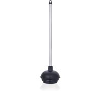 Neiko 60166A Toilet Plunger with Patented All-Angle Design | Heavy Duty | Aluminum Handle, Black, Pack of 1