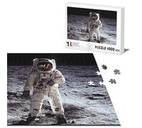Neil Armstrong 1000-Piece Classic Puzzle First Step on the Moon Classic Photo